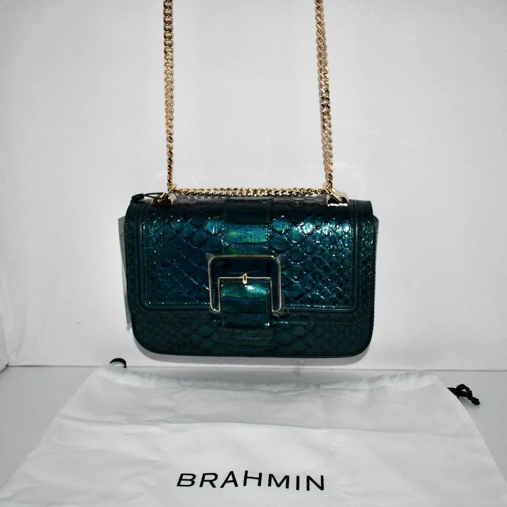 BRAHMIN Rosa Evergreen Kalopsia Crossbody Shoulder Bag #V83241100947 NWT